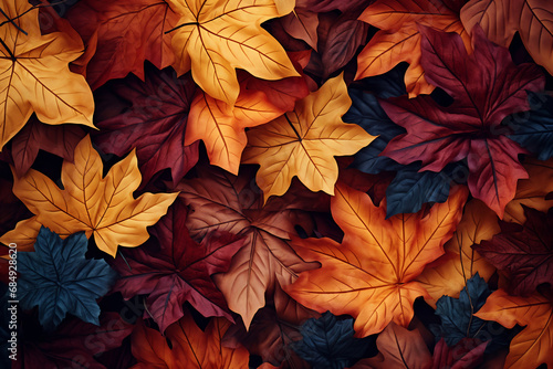 Autumn leaves background. Colorful