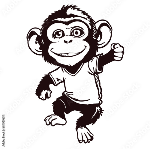 Joyful monkey