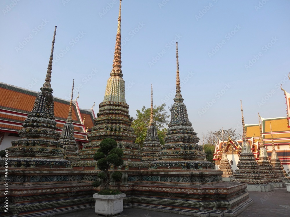 Fototapeta premium Wat Pho, Thailand ワットポー・タイ寺院