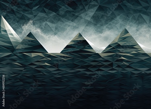 abstract ocean background with geometry shapes and water waves tide comeliness
