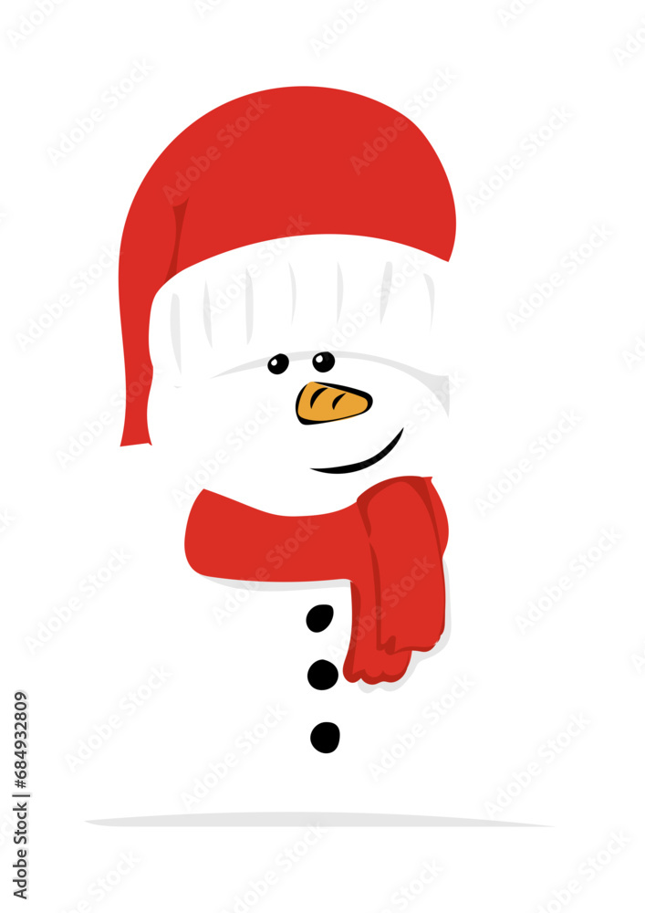 Winkender Schneemann Winkender Schneemann