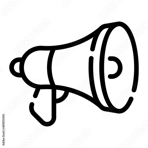 megaphone Line Icon