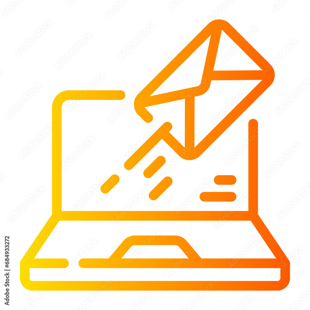 email Line Gradient Icon email Line Gradient Icon