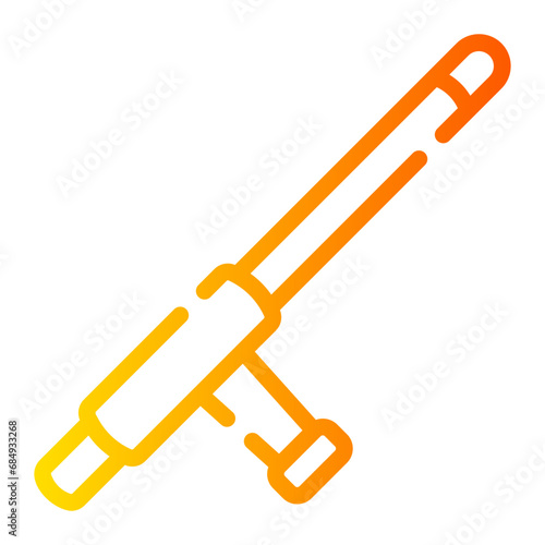 baton Line Gradient Icon