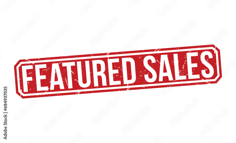featured sales rubber stamp vector illustration on white background. featured sales rubber stamp