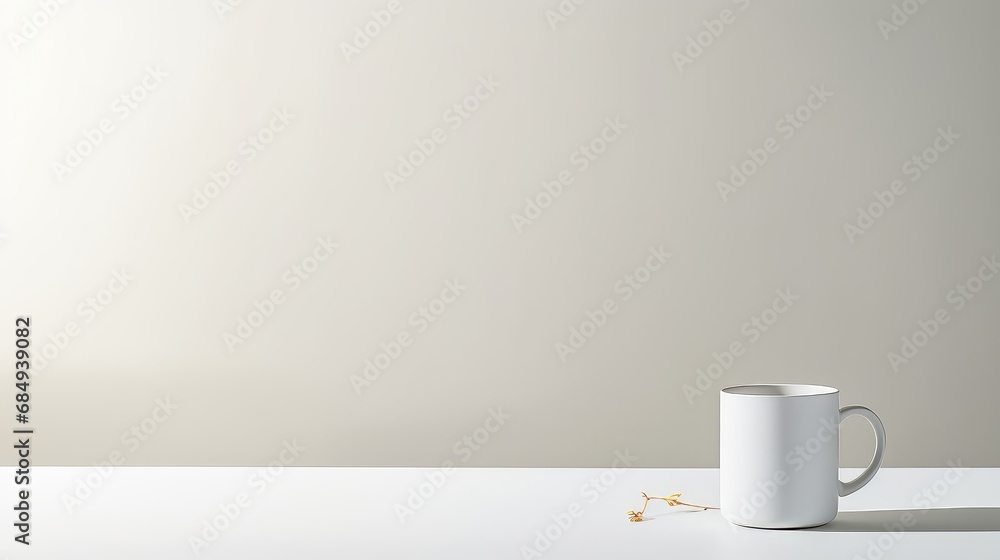 porcelain white tea drink minimalist illustration cup pot, elegant culture, food english porcelain white tea drink minimalist - obrazy, fototapety, plakaty 