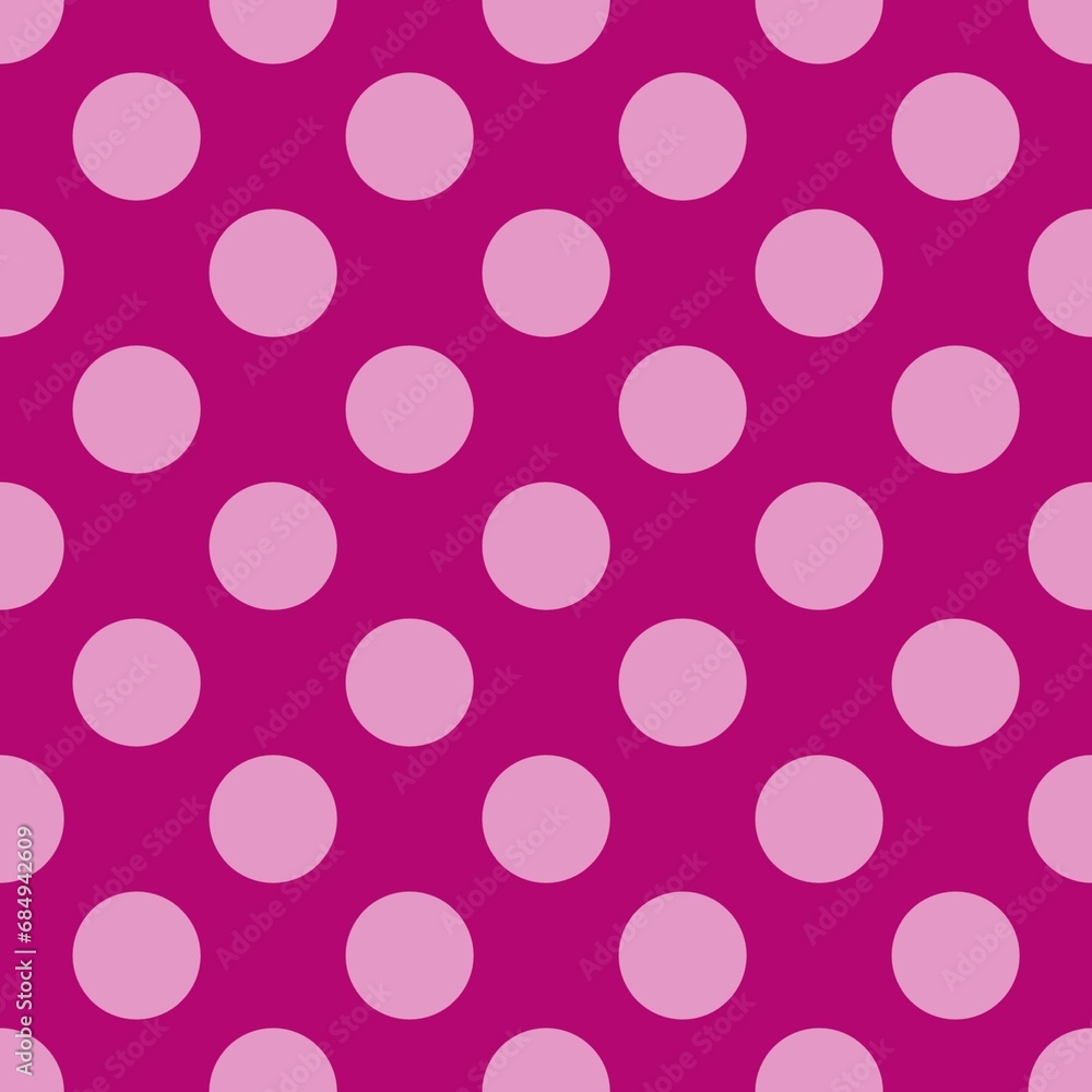 Beautiful pastel pink polka dots pattern
