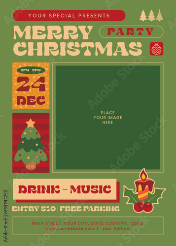 Wallpaper Mural Christmas Party Flyer Torontodigital.ca