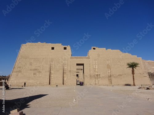 アモン神殿 メディネ・アブー ルクソール・エジプト Medinet Habu Temple, Luxor, Egypt