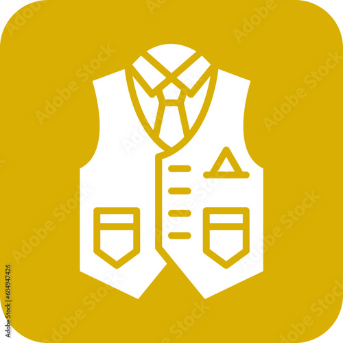 Vector Design Coat Vest Icon Style