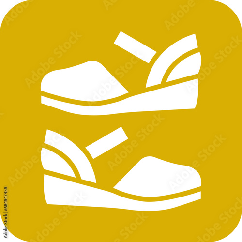 Vector Design Women Shoes Icon Style