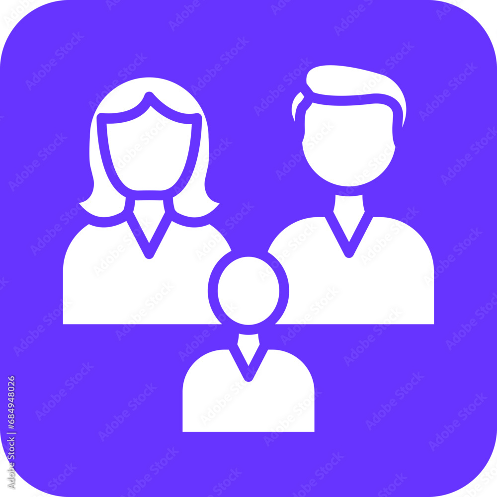 Vector Design Customer Family Icon Style Vector Design Customer Family Icon Style