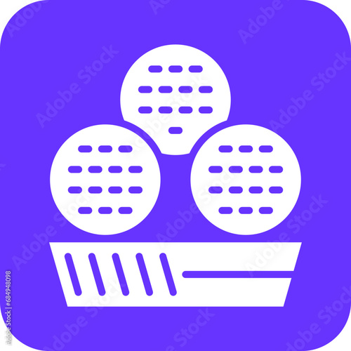 Vector Design Falafel Icon Style