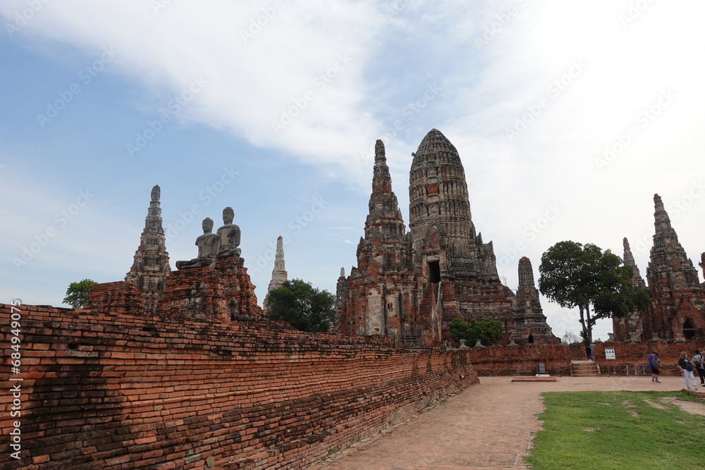ワットチャイワッタナーラーム アユタヤ・タイ วัดไชยวัฒนาราม Ayutthaya, Thailand ワットチャイワッタナーラーム アユタヤ・タイ วัดไชยวัฒนาราม Ayutthaya, Thailand
