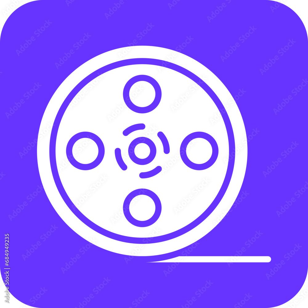 Vector Design Film Reel Icon Style Vector Design Film Reel Icon Style