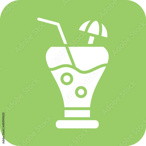 Vector Design Pina Colada Icon Style