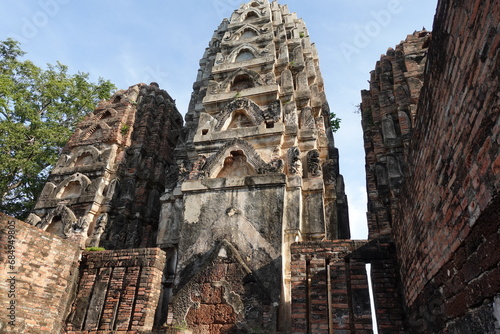 世界遺産のスコータイ歴史公園　スコータイ・タイ　Sukhothai Historical Park, Sukhothai Thailand　อุทยานประวัติศาสตร์สุโขทัย, วัดมหาธาตุ สุโขทัย