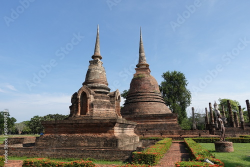 世界遺産のスコータイ歴史公園 スコータイ・タイ Sukhothai Historical Park, Sukhothai Thailand อุทยานประวัติศาสตร์สุโขทัย, วัดมหาธาตุ สุโขทัย