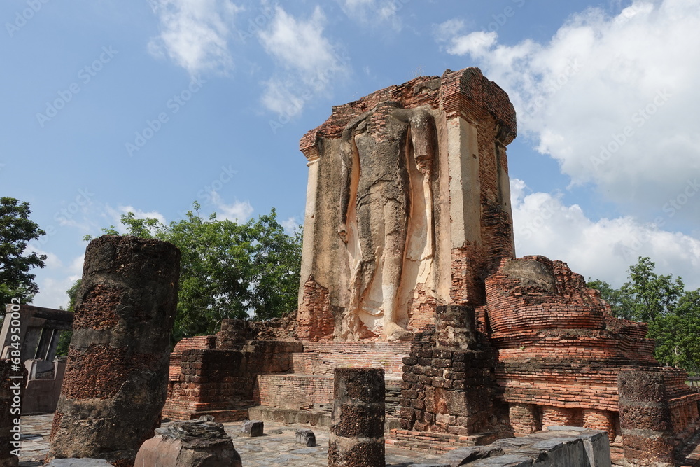 ワットチェトゥポン　世界遺産のスコータイ歴史公園　スコータイ・タイ　Sukhothai Historical Park, Sukhothai Thailand　อุทยานประวัติศาสตร์สุโขทัย, วัดมหาธาตุ สุโขทัย