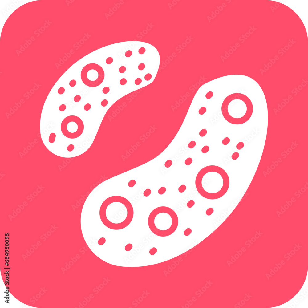 Vector Design Bacteria Icon Style Vector Design Bacteria Icon Style