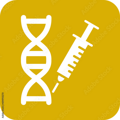 Vector Design Genetic Engineering Icon Style