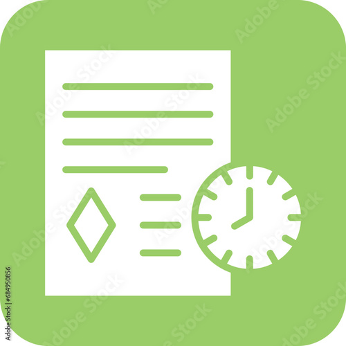 Vector Design Project Deadline Icon Style