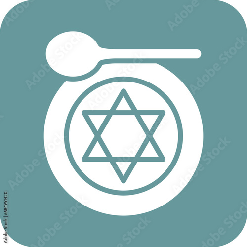 Vector Design Kosher Icon Style