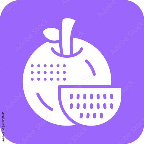 Vector Design Tangerine Icon Style