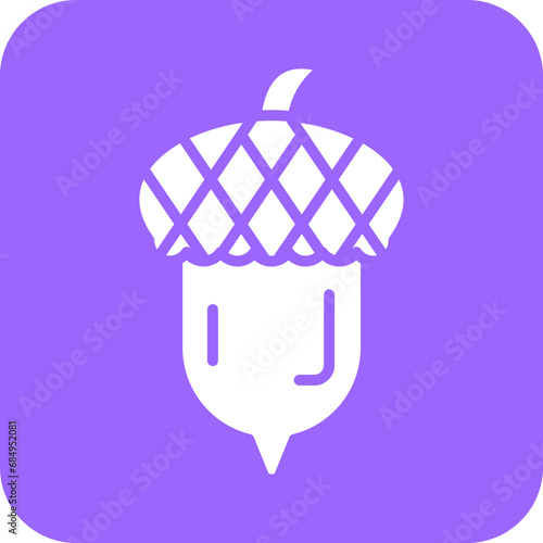 Vector Design Acorn Icon Style