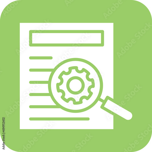 Vector Design Backer Report Icon Style