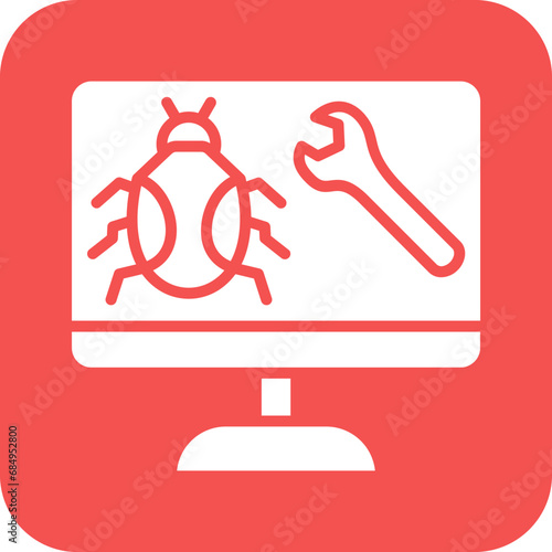 Vector Design Bug Fixes Icon Style