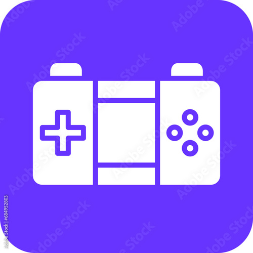Vector Design Console Game Icon Style