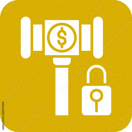 Vector Design Private Auction Icon Style