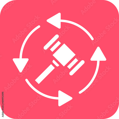 Vector Design Reserve Bid Auction Icon Style