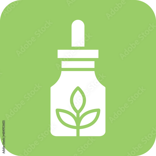 Vector Design Cbd E Liquid Icon Style