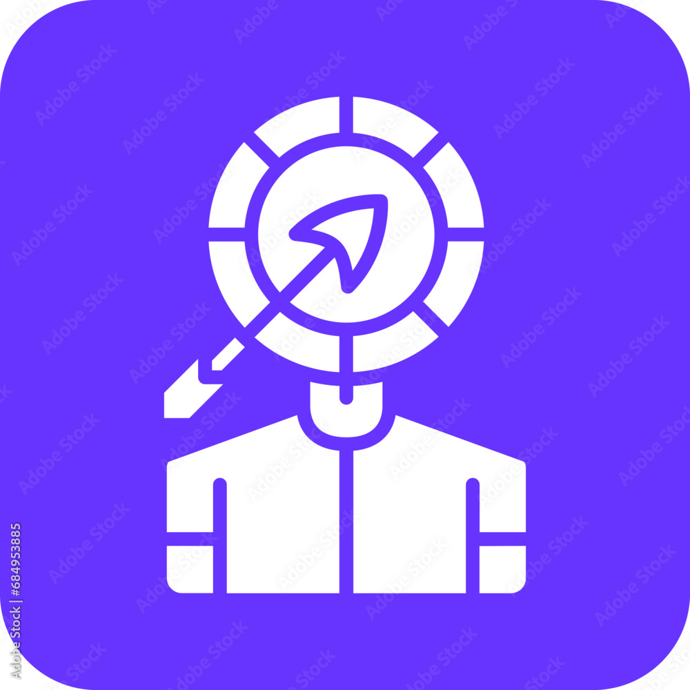 Vector Design Head Hunting Icon Style Vector Design Head Hunting Icon Style
