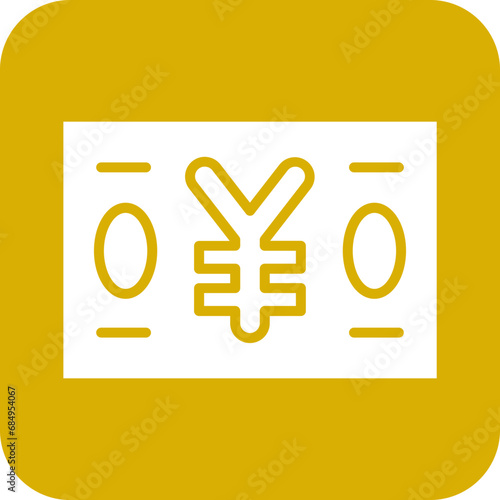Vector Design Japanese Yen Icon Style
