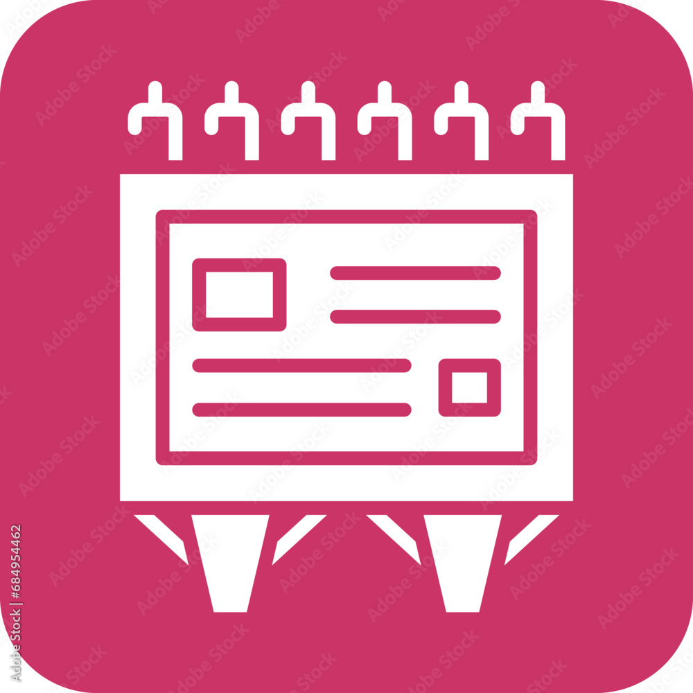 Vector Design Billboard Design Icon Style Vector Design Billboard Design Icon Style