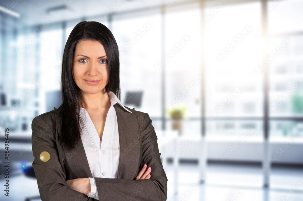 Confident proud professional business female leader Confident proud professional business female leader