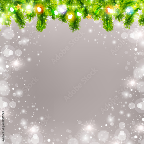 クリスマス　雪　冬　風景　背景	