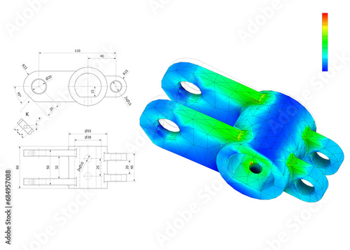 The finite element method ,FEM, is a numerical technique used to perform finite element analysis ,FEA, of any given physical phenomenon, to calculate resistance, stress,  forces  