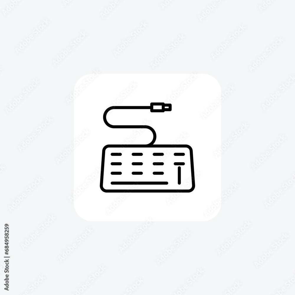 Keyboard,WirelessTyping, BacklitKeyboards, line icon, outline icon, pixel perfect icon Keyboard,WirelessTyping, BacklitKeyboards, line icon, outline icon, pixel perfect icon