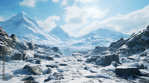swiss mountains landscape HD 8K wallpaper Stock Photographic Image  © AA