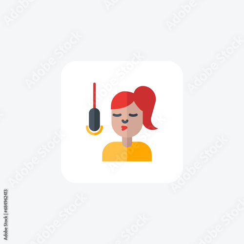 Singing, Vocalization, Vocal performance, Music expression,icon flat color icon, pixel perfect icon