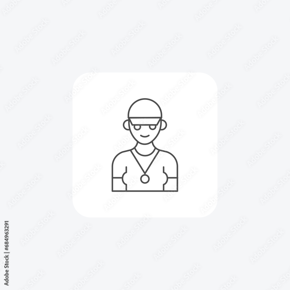 Personal Trainer, FitnessMentor, PersonalFitnessTrainer, ExerciseInstructor, thin line icon, grey outline icon, pixel perfect icon Personal Trainer, FitnessMentor, PersonalFitnessTrainer, ExerciseInstructor, thin line icon, grey outline icon, pixel perfect icon