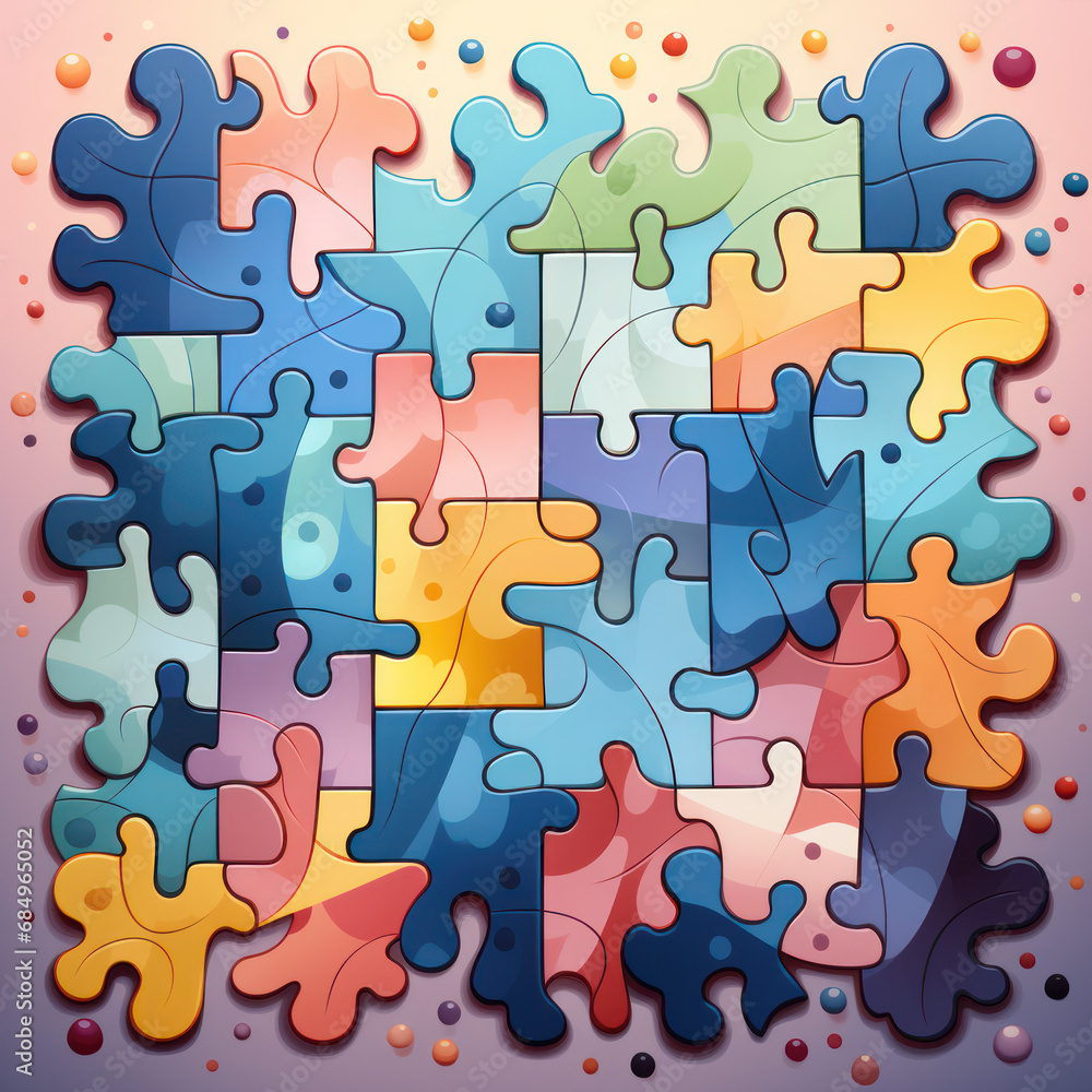 Puzzle Piece Not Fitting Correctly in Lopsided Pastel