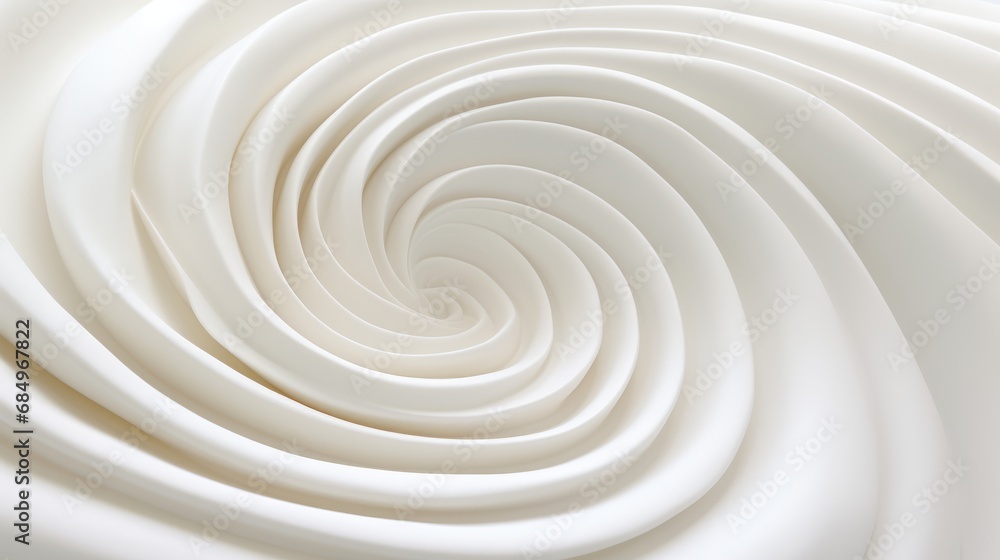 White cream swirl background, close view White cream swirl background, close view