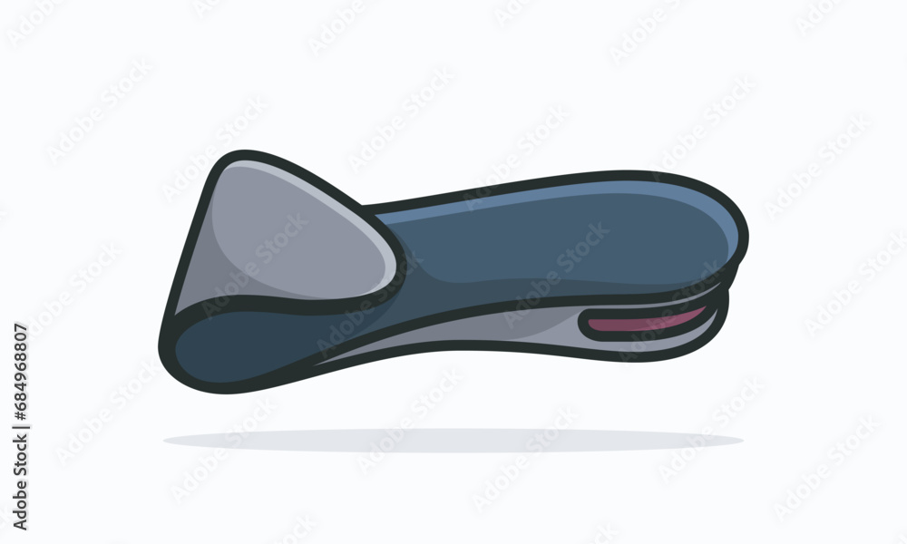 Insoles for a comfortable and healthy walk. Vector Orthotic insole icon in the style of a flat lay from Orthotic goods icon set. Insoles for a comfortable and healthy walk. Vector Orthotic insole icon in the style of a flat lay from Orthotic goods icon set.