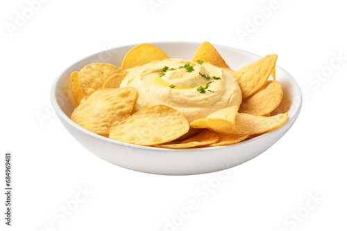 Crunchy Hummus Alone Clear on a transparent background