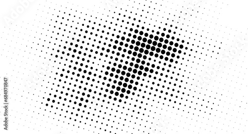 abstract background with dots black and white Halftone dots effect. Halftone effect vector pattern. Circle dots isolated on the white background